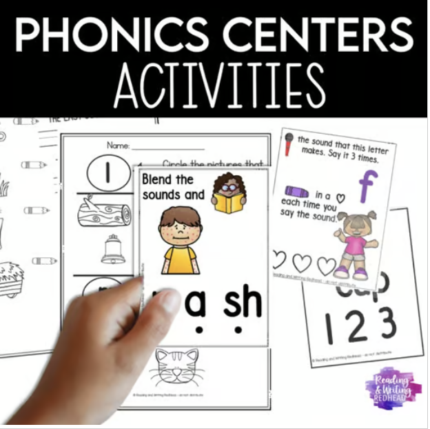 Science of reading Phonics centers activities for first grade